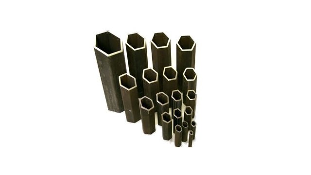 Hexagon tubes in C35E steel 